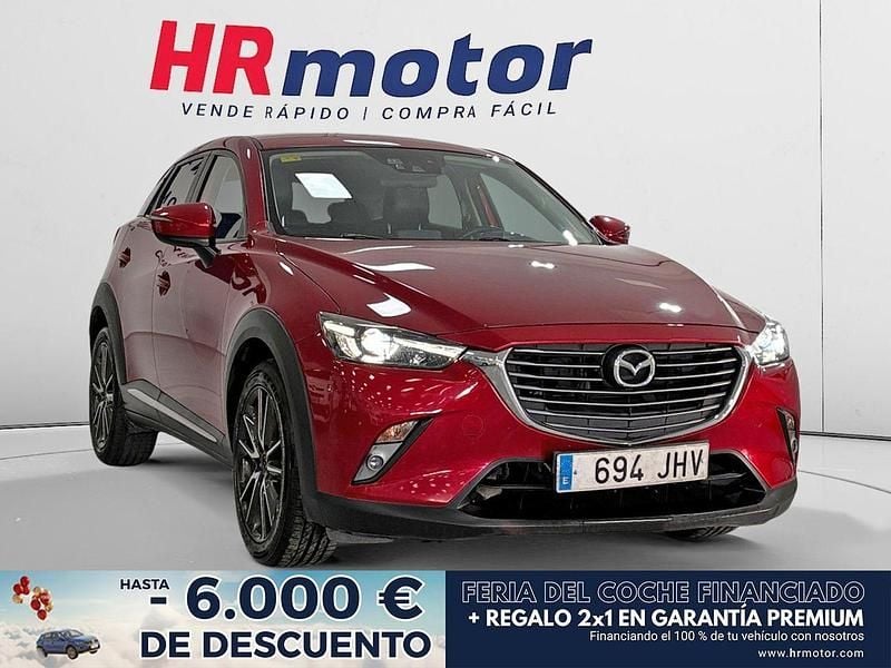 Rojo Usado 2015 Mazda CX-3 Luxury SUV | 13.790 € (Precio justo) - Imagen 1/4