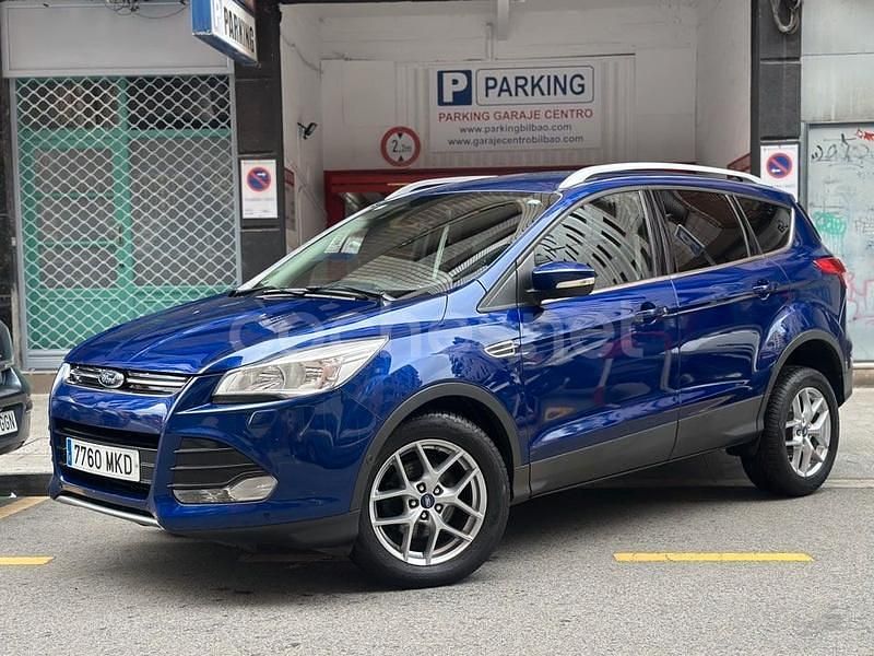 Azul Usado 2014 Ford Kuga Titanium SUV | 12.795 € (Precio justo) - Imagen 1/4