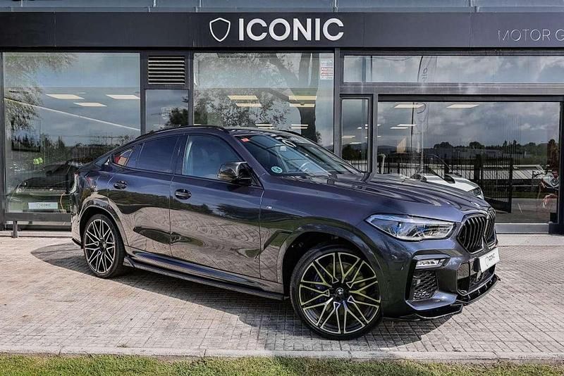 Azul Usado 2020 BMW X6 SUV | 66.900 € - Imagen 1/4