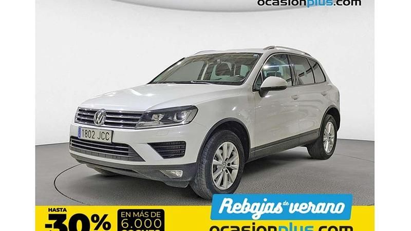 Blanco Usado 2015 VW Touareg Pure SUV | 20.900 € (Precio justo) - Imagen 1/4