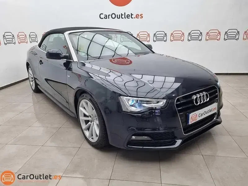 Usado Audi A5 Cabriolet 177 CV (130 kW) 2015 Negro Descapotable
