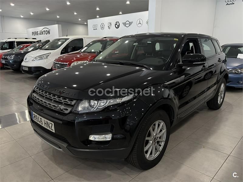 Negro Usado 2013 Land Rover Range Rover evoque Pure SUV | 15.900 € (Un poco caro) - Imagen 1/3