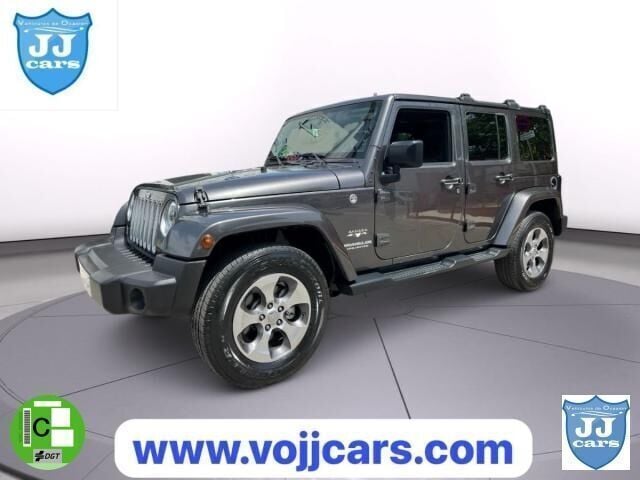 Gris / plata Usado 2016 Jeep Wrangler Unlimited Sahara SUV | 33.500 € (Super precio) - Imagen 1/4