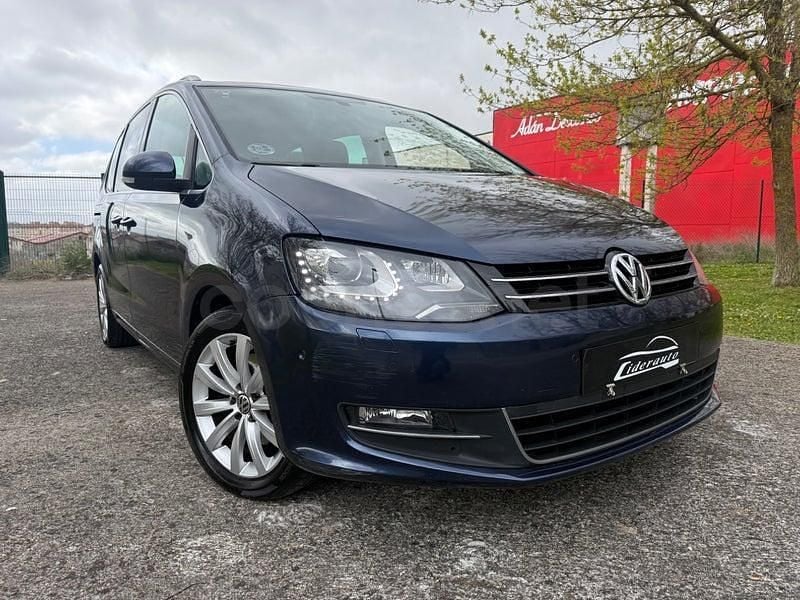 Usado VW Sharan Sport 140 CV (102 kW) 2014 Azul Monovolumen