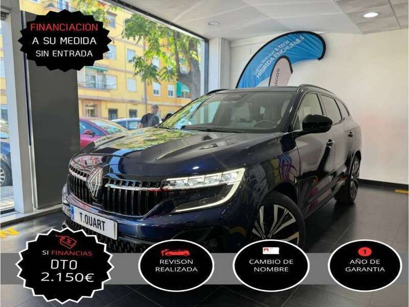 Azul Usado 2023 Renault Espace Initiale Paris Monovolumen | 38.990 € (Precio justo) - Imagen 1/4