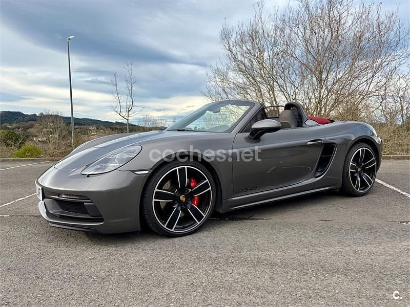Gris / plata Usado 2021 Porsche 718 Boxster GTS Descapotable | 97.900 € - Imagen 1/4