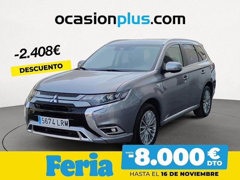 Blanco Usado 2021 Mitsubishi Outlander P-HEV SUV | 26.490 € (Un poco caro) - Imagen 1/4
