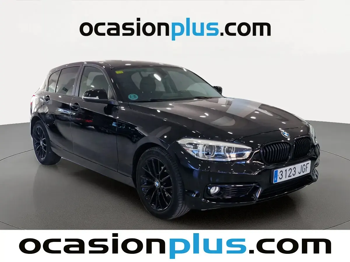 Usado BMW 116 116 CV (85 kW) 2015 Negro Utilitario