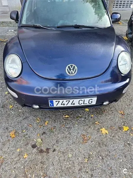 Usado VW New Beetle 102 CV (75 kW) 2003 Azul Utilitario