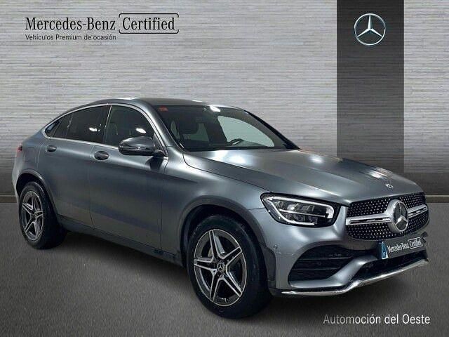 Usado Mercedes GLC220 194 CV (142 kW) 2021 Gris selenita Coupe