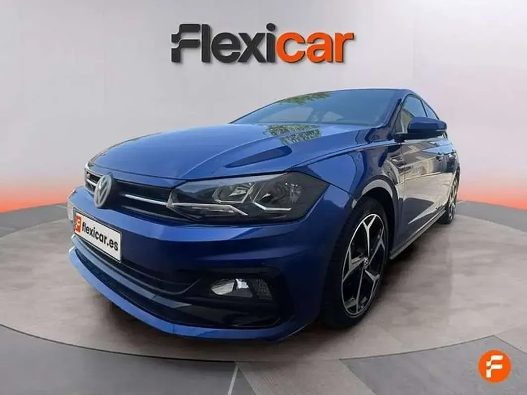 Usado VW Polo R-line 95 CV (69 kW) 2018 Azul Utilitario