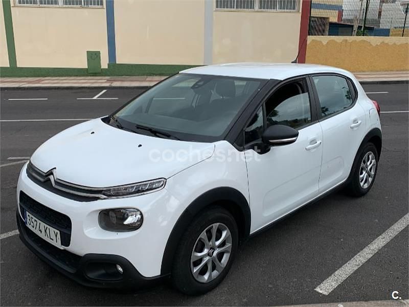 Usado Citroën C3 Feel 82 CV (60 kW) 2018 Blanco Utilitario