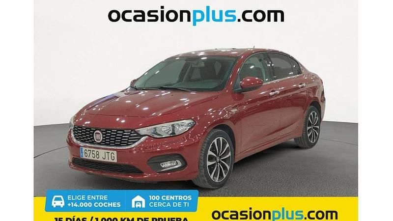 Rojo Usado 2016 Fiat Tipo Lounge Berlina | 9200 € (Precio justo) - Imagen 1/4