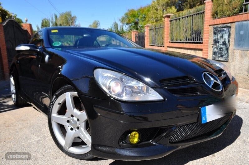 Negro Usado 2006 Mercedes SLK200 AMG Descapotable | 12.700 € (Caro) - Imagen 1/4