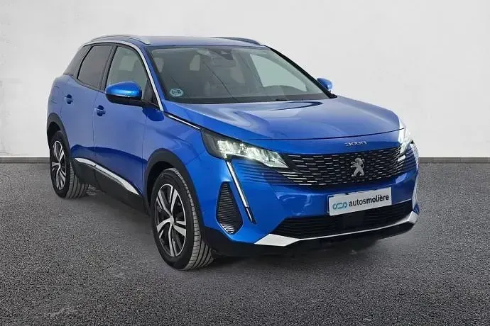 Usado Peugeot 3008 Allure 130 CV (95 kW) 2021 Azul SUV