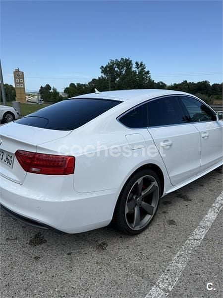 Usado Audi A5 Sportback Advanced 150 CV (110 kW) 2015 Blanco Utilitario