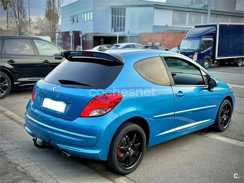 Usado Peugeot 207 Allure 155 CV (114 kW) 2011 Azul Berlina