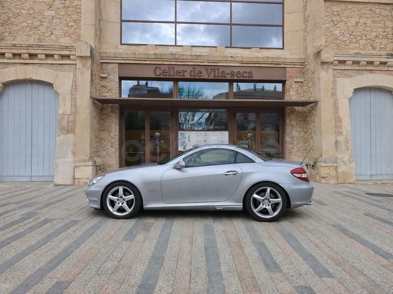 Usado Mercedes SLK200 163 CV (119 kW) 2005 Gris / plata Descapotable