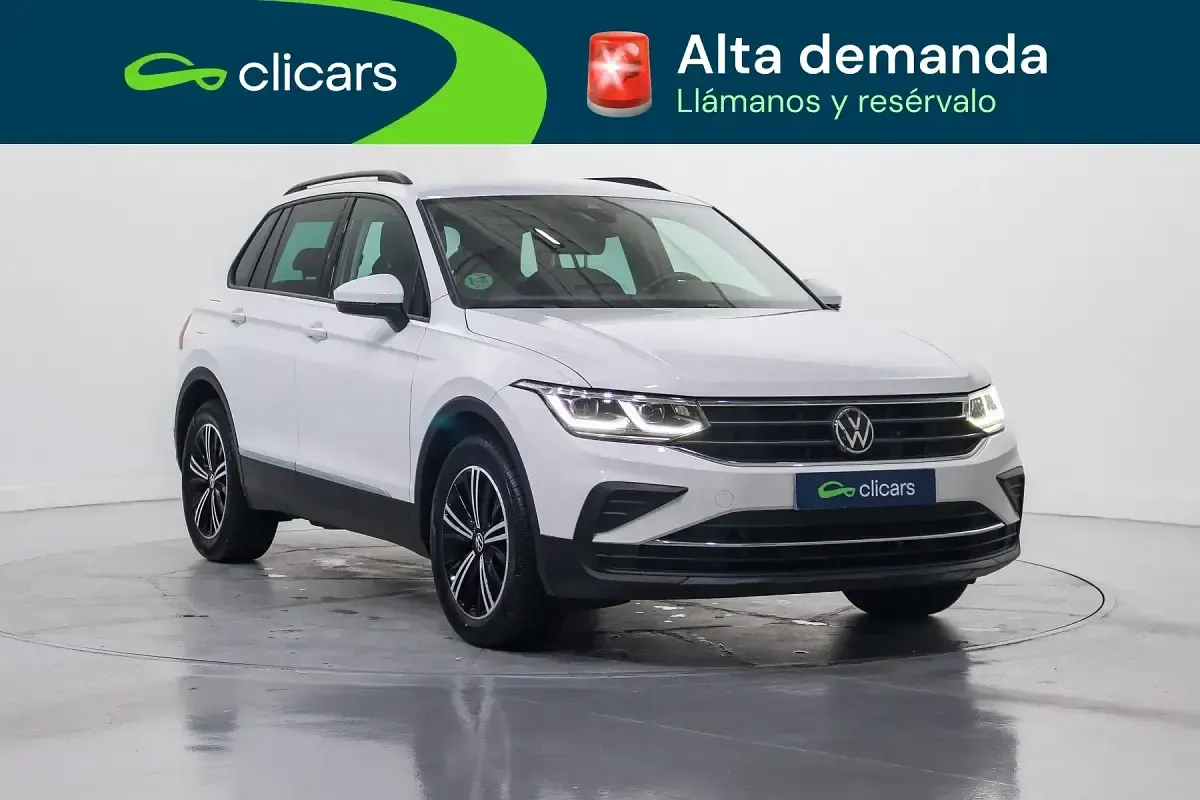 Usado VW Tiguan Life 123 CV (90 kW) 2022 Blanco SUV