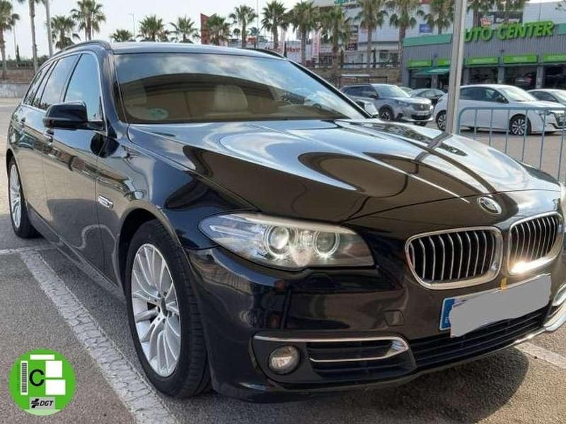 Negro Usado 2015 BMW 520 Luxury Line Familiar | 14.999 € (Precio justo) - Imagen 1/4