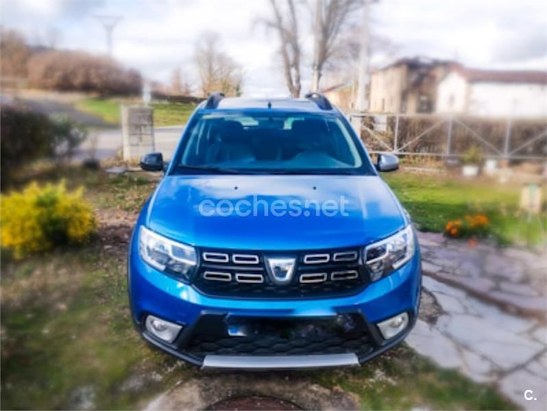 Azul Usado 2019 Dacia Sandero Stepway Ambiance Berlina | 8600 € (Buen precio) - Imagen 1/4