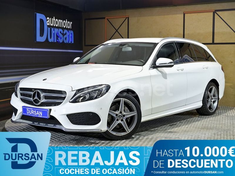 Blanco Usado 2018 Mercedes C220 Familiar | 23.990 € (Un poco caro) - Imagen 1/4
