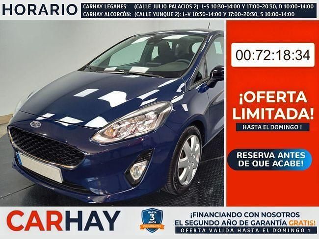 Negro Usado 2021 Ford Fiesta Trend Berlina | 10.990 € (Precio justo) - Imagen 1/4