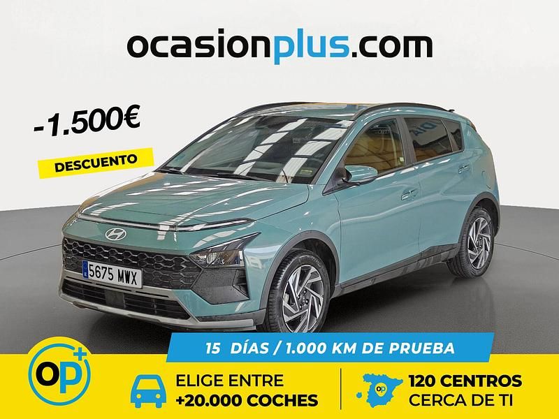 Verde Usado 2024 Hyundai Bayon SUV | 16.500 € (Precio justo) - Imagen 1/4