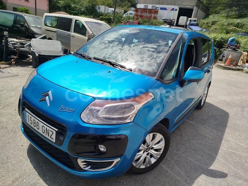Azul Usado 2010 Citroën C3 Picasso Exclusive Monovolumen | 5900 € (Un poco caro) - Imagen 1/4