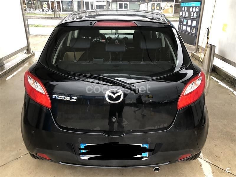 Usado Mazda 2 Active 75 CV (55 kW) 2008 Negro Utilitario