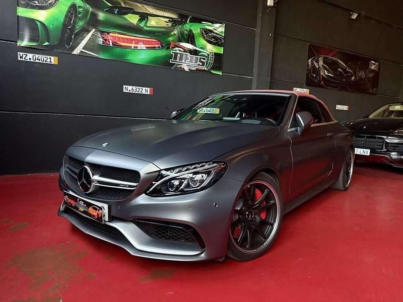 Gris Usado 2016 Mercedes C63 AMG AMG Descapotable | 48.890 € (Precio justo) - Imagen 1/4