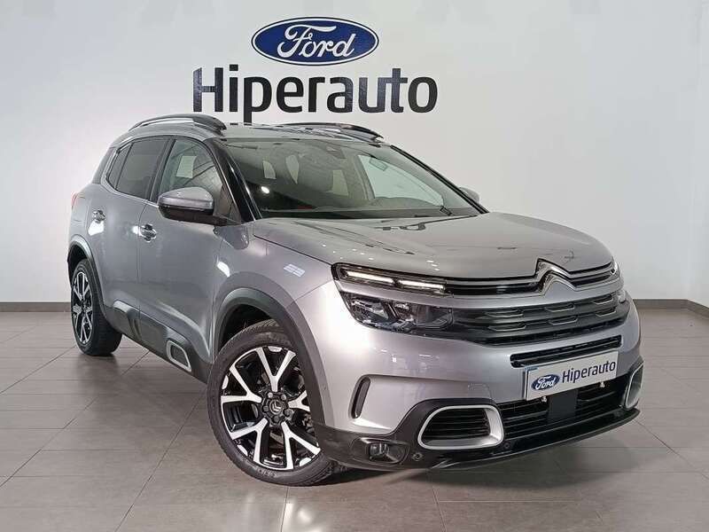 Gris Usado 2020 Citroën C5 Aircross Feel SUV | 16.900 € (Precio justo) - Imagen 1/4