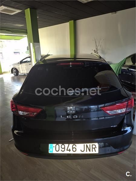 Brugt Seat Leon ST Style 110 HK (80 kW) 2016 Sort Stationcar