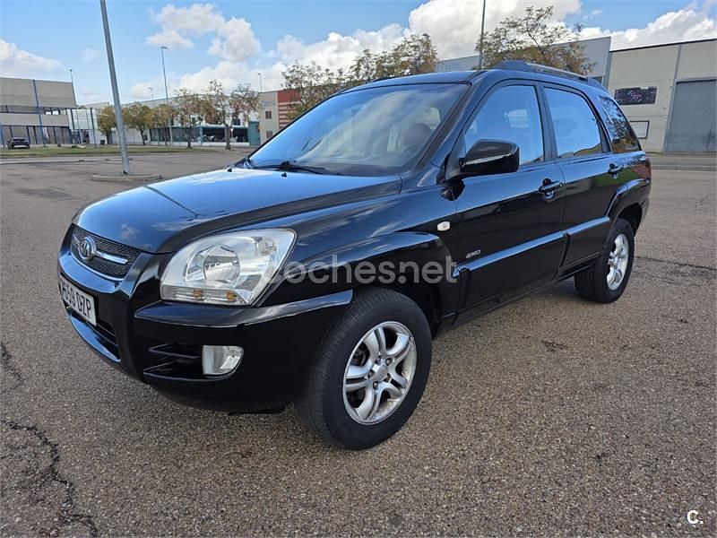 Negro Usado 2007 Kia Sportage Active SUV | 5499 € (Precio justo) - Imagen 1/4