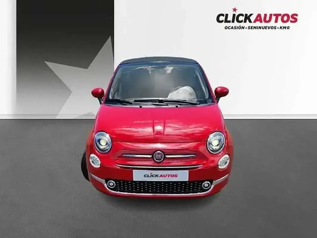 Usado Fiat 500 Dolcevita 71 CV (52 kW) 2024 Rojo Descapotable