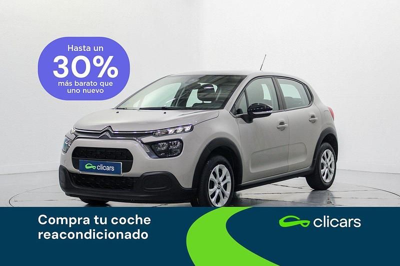 Negro Usado 2022 Citroën C3 Live Utilitario | 11.790 € (Precio justo) - Imagen 1/4
