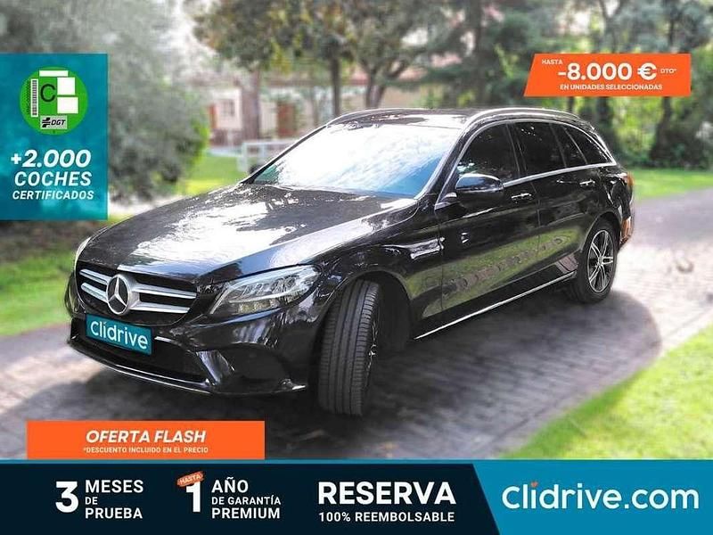Negro Usado 2019 Mercedes C220 Familiar | 14.490 € (Super precio) - Imagen 1/3