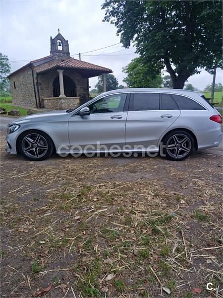 Gris / plata Usado 2016 Mercedes C220 AMG Familiar | 23.000 € (Un poco caro) - Imagen 1/4