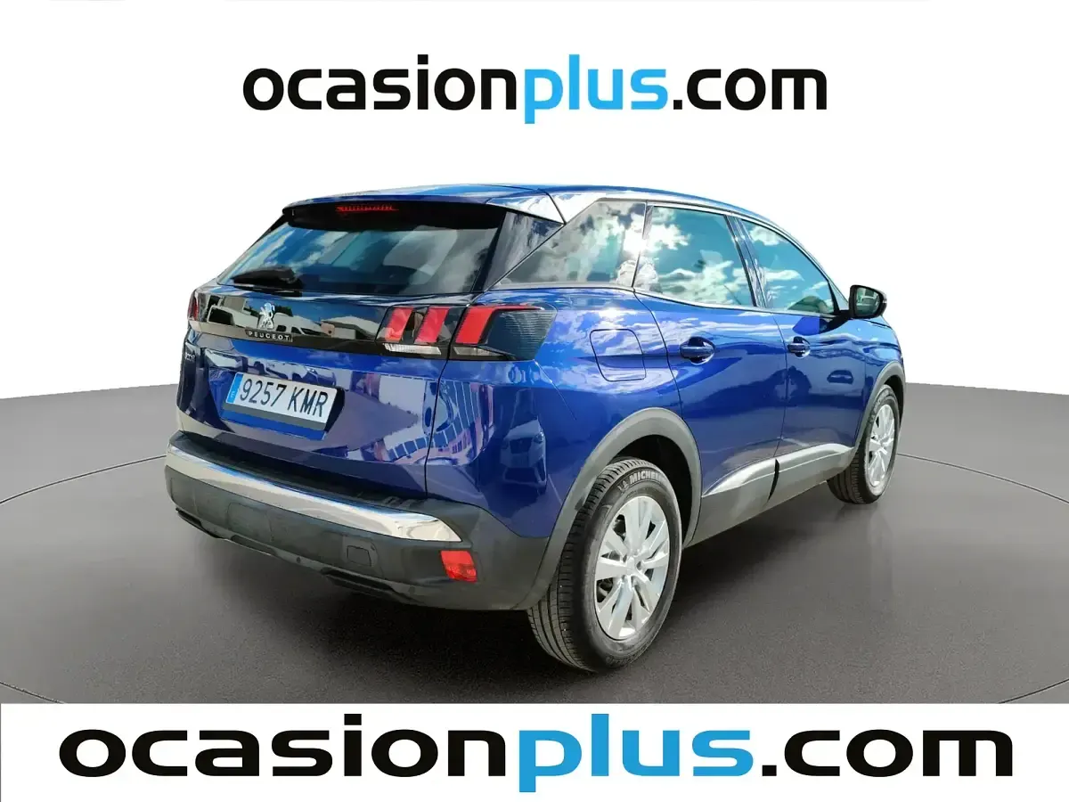 Usado Peugeot 3008 Active 130 CV (95 kW) 2018 Azul SUV