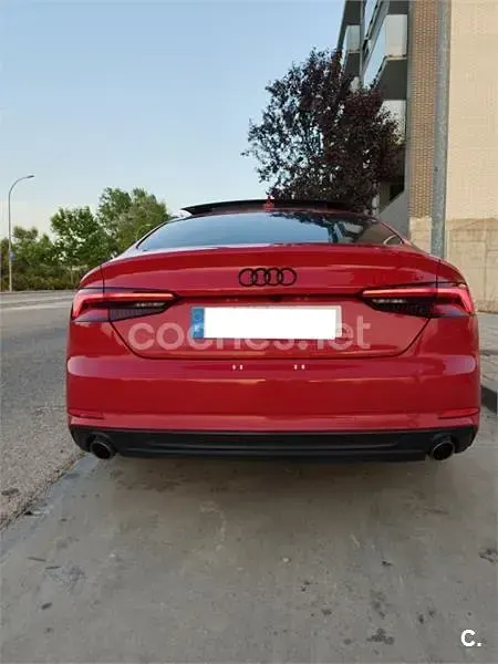 Usado Audi A5 Sportback S-Line 190 CV (139 kW) 2019 Rojo Utilitario