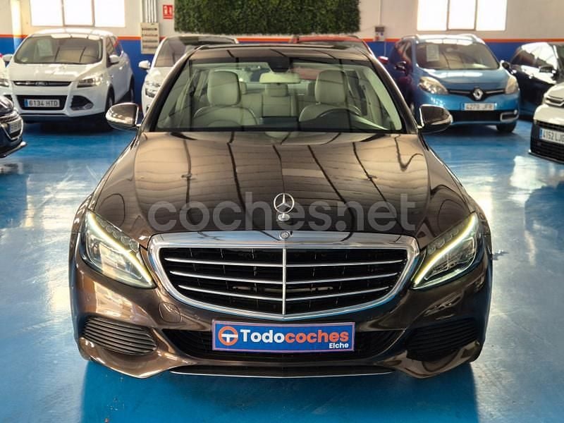 Usado Mercedes C180 Elegance 120 CV (88 kW) 2014 Marrón Berlina
