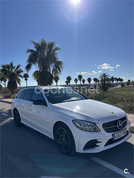 Usado Mercedes C200 160 CV (117 kW) 2019 Blanco Familiar