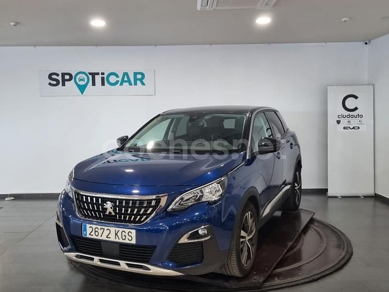 Azul Usado 2018 Peugeot 3008 Allure SUV | 14.690 € (Un poco caro) - Imagen 1/4