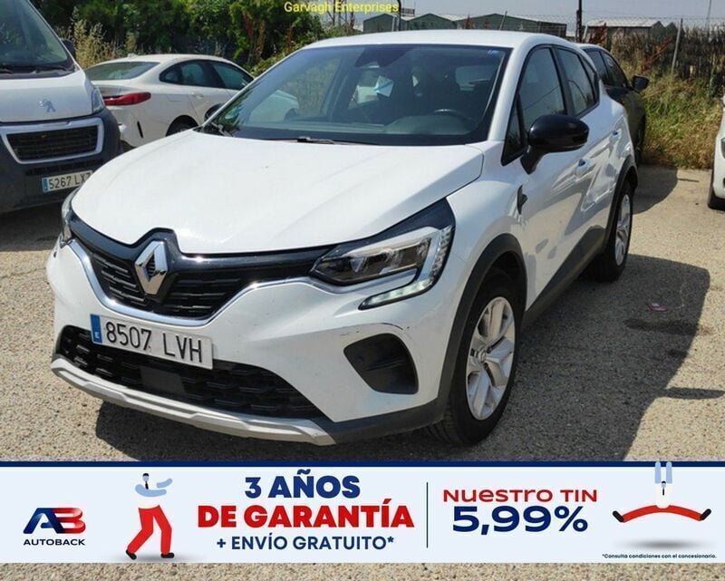 Blanco Usado 2022 Renault Captur Intens SUV | 11.950 € (Buen precio) - Imagen 1/2