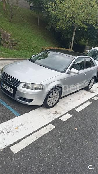 Usado Audi A3 Attraction 100 CV (73 kW) 2004 Gris / plata Berlina