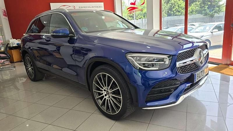 Azul Usado 2021 Mercedes GLC200 SUV | 38.490 € (Precio justo) - Imagen 1/4