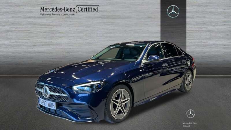 Azul cavansita Usado 2023 Mercedes C200 AMG line Berlina | 39.900 € (Precio justo) - Imagen 1/4