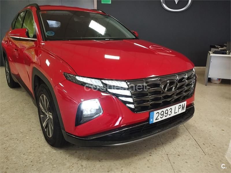 Usado Hyundai Tucson N Line 150 CV (110 kW) 2021 Rojo SUV