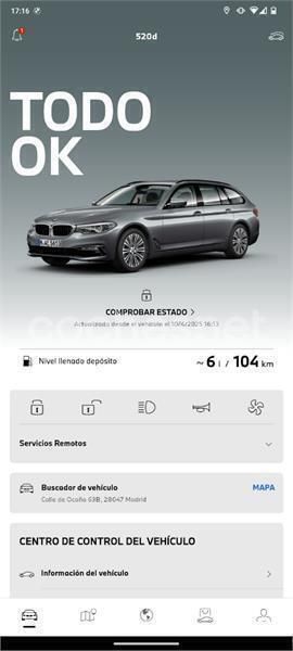Gris / plata Usado 2018 BMW 520 Familiar | 22.600 € (Precio justo) - Imagen 1/4