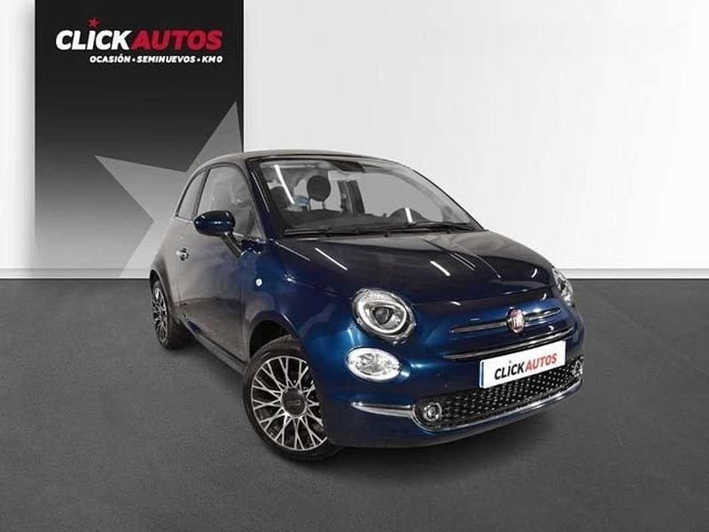 Usado Fiat 500 71 CV (52 kW) 2023 Azul Descapotable